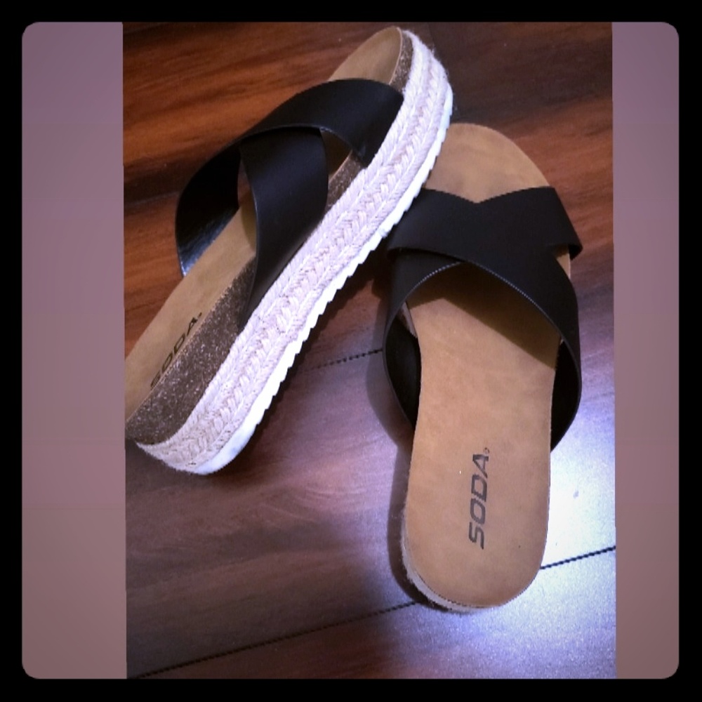 Platform sandals!